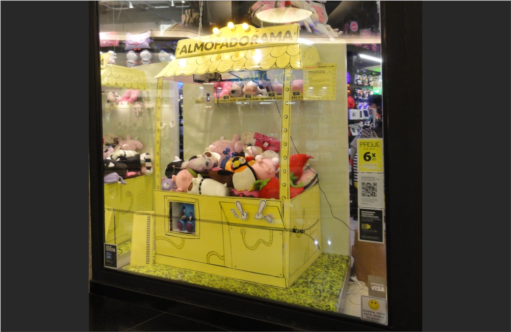 Maquinas de pegar, exclusivas Robô Show